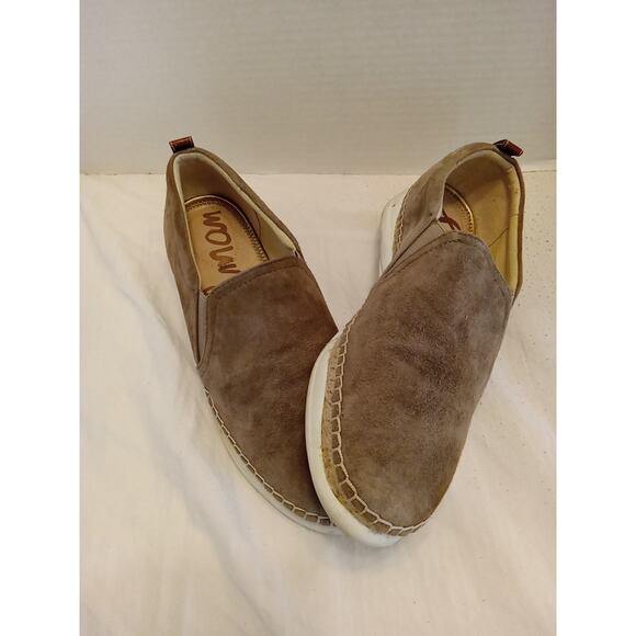 Sam Edelman Womens 8 Kassie Flint Grey Suede Espadrilles Sneakers Shoes - Picture 1 of 8